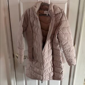 Calvin Klein Women's Beige Puffer Coat